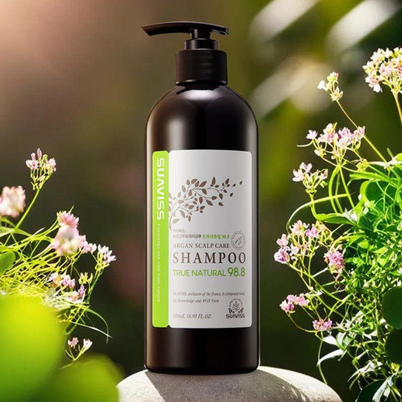 Suavis Argan Scalp Care Shampoo True Natural 98.8 500ml *2