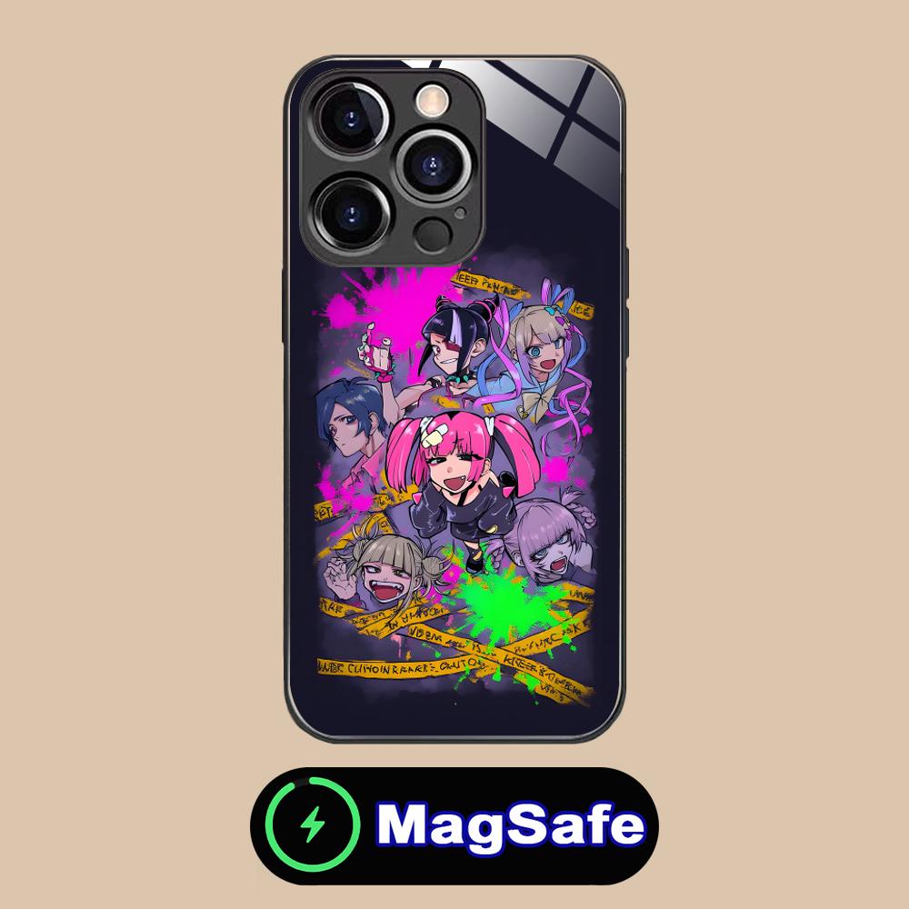 Gang of Stupid Girls Phone Case for iPhone 16 15 14 13 12 11 Pro Max Plus Mini MagSafe Glass Colour Protective Cover Smartphone