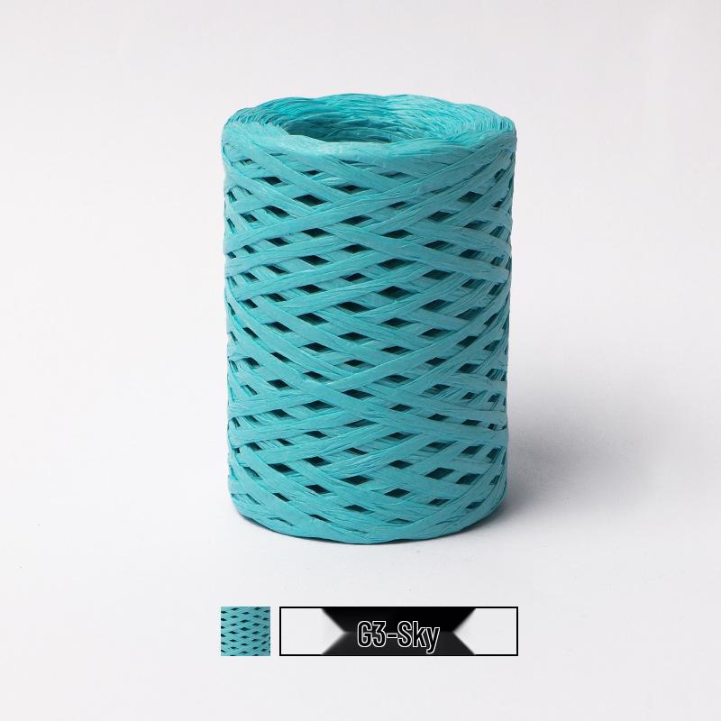 Cotton Raffia Yarn for Crocheting and Knitting Summer Hats and Bags