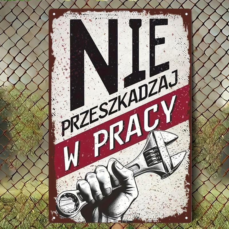 Vintage Garden Tools Metal Painting for Balcony Garage & Garden Decor