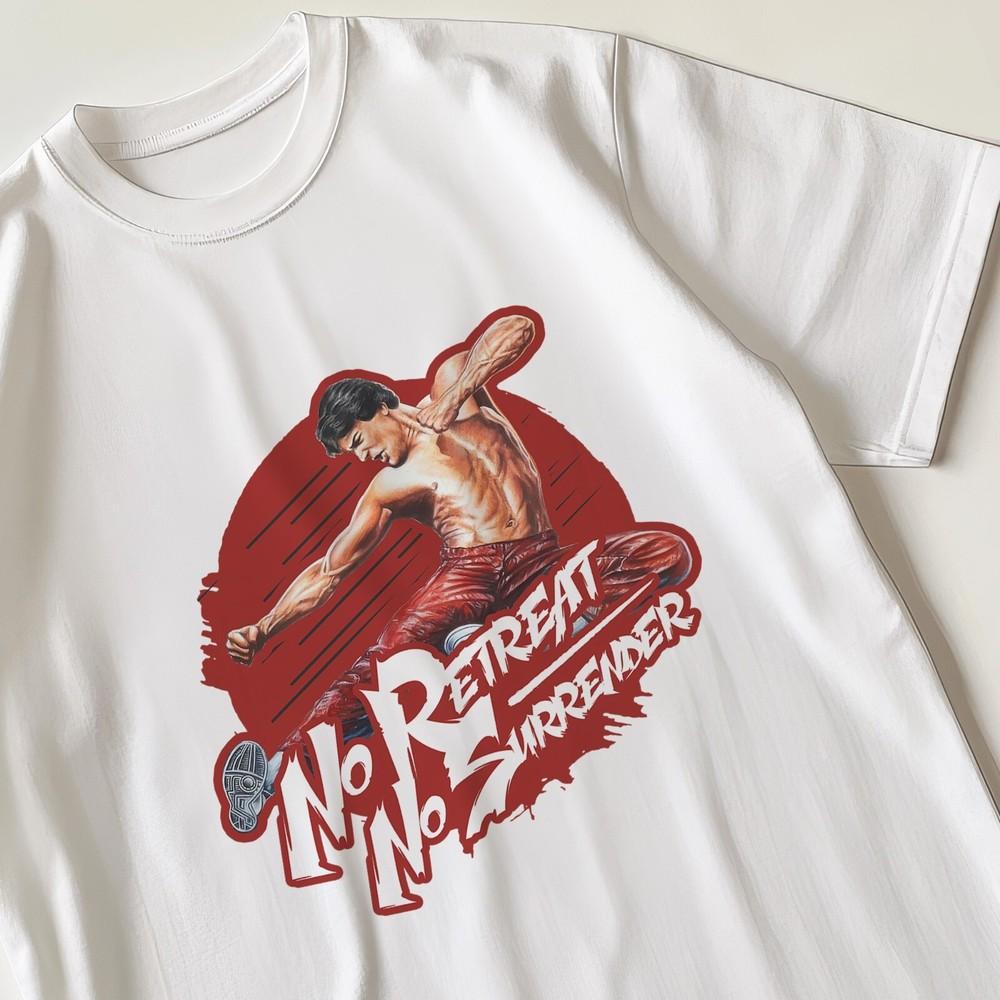 No Retreat No Surrender Retro Tshirt 80s 90s Nostalgic Gift For Him And Her