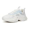 ANTA Running Shoes Women's Low top Ivory White/Light Blue/Poplar Catkin Purple 922125583-4