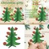 Warm Glowing Christmas Tree Shape Candle Holder Wood Crafts Tapered Candle Stand Candlestick for Seasonal Party Decors