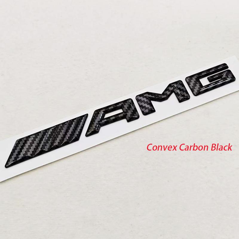 CXGSL1 3D ABS Car Letters Logo AMG Fender Side Emblem Badge Rear Tail Trunk Sticker Styling For Mercedes Benz AMG Auto accessories