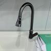 Brushed Gray Kitchen Sink Faucet Pull Down Sprayer 360 Rotate Kitchen Tap Single Lever Mixer Tap With 2 Water Modes