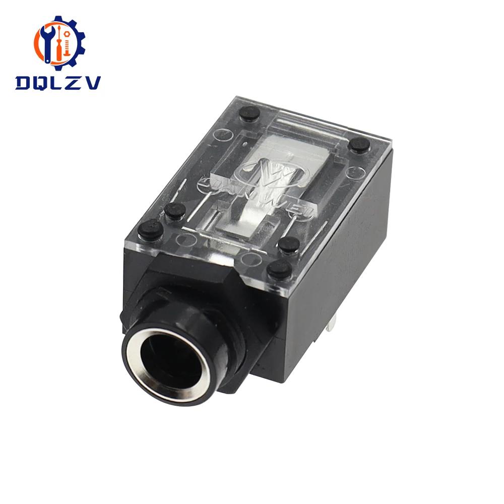 

6.35mm 6.5mm Stereo Audio Microphone Female Jack/Socket Connector 7Pin connector 1PCS