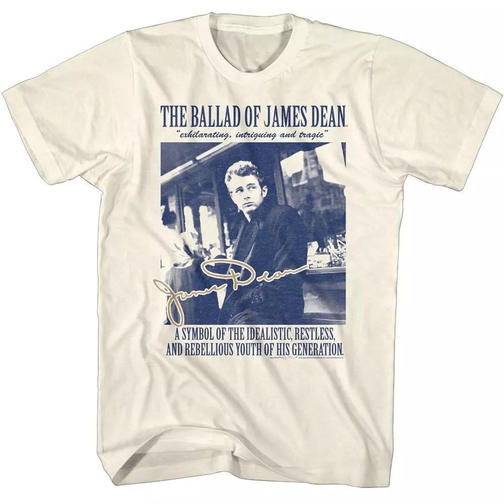 James Dean The Ballad Of Natural Icon T Shirt Full Size S-5XL Unisex T-Shirt XL