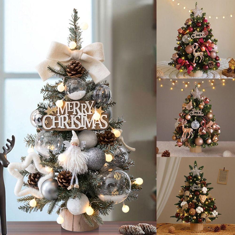 45cm DIY Christmas Tree Kit Artificial Pine Desktop Christmas Tree  Desktop Ornament