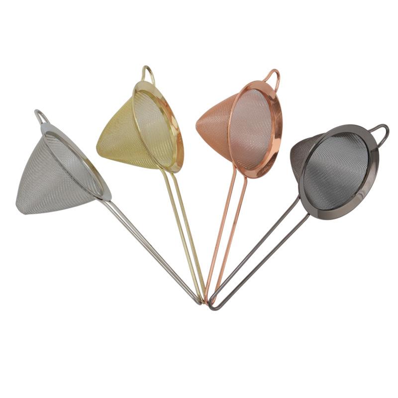 Stainless Steel Conical Strainer for Cocktail Drink Bar Strainers Bartender Bar Tool Fine Mesh Cocktail Ice Strainer