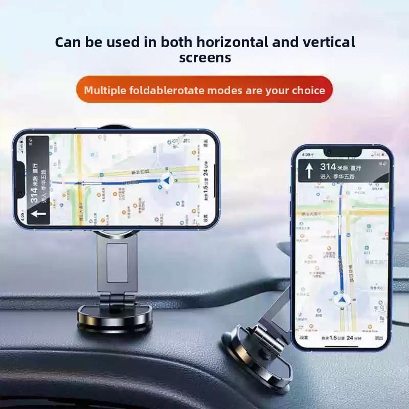 Universal Car Magnetic Phone Holder Air Vent Mount Adjustable Rotation Height Mobile Phone Bracket Magnet Folding Multi-Angle