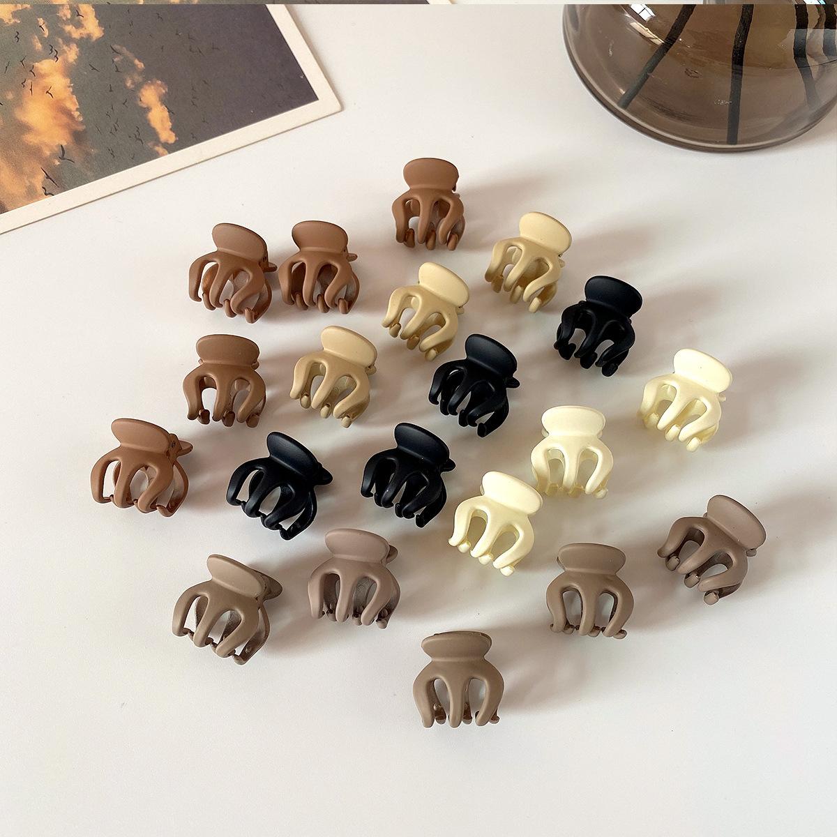 

Мини-заколка цвета кофе, маленькая заколка для волос принцессы, заколка для челки на лбу, заколка для волос, заколка для волос