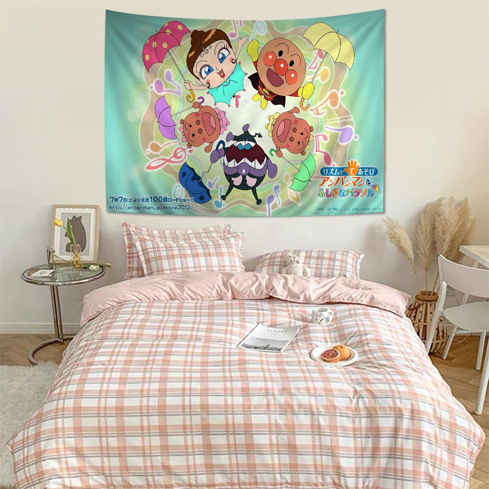 Children Anpanman Anime Hanging Bohemian Tapestry Bohemian Wall Tapestries Mandala Cheap Hippie Wall Hanging