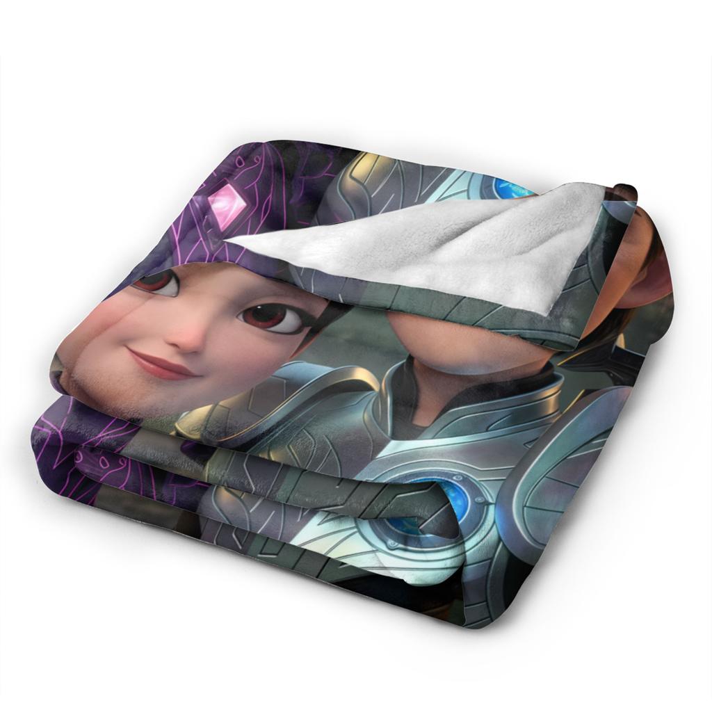 Trollhunters Tales Of Arcadia Blanket Airplane Travel Flannel Throw Blanket For Bedroom Soft Warm Quality Bedspread Gift Idea