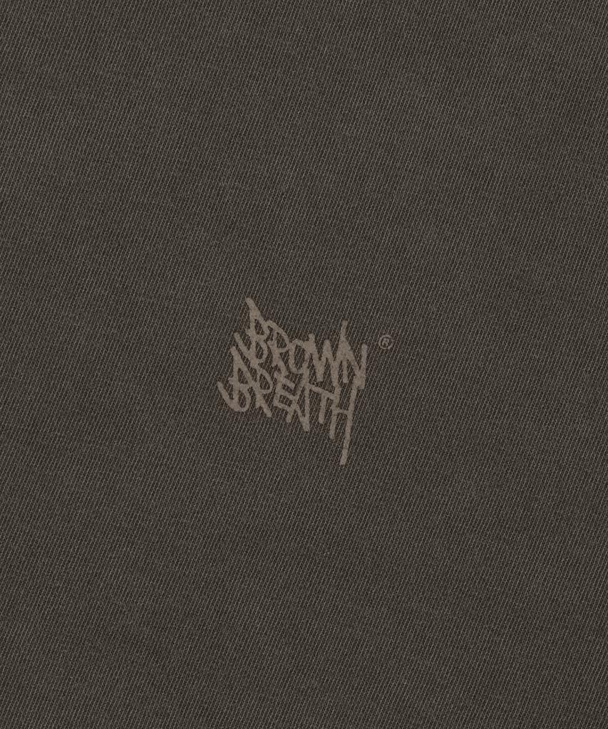 BROWNBREATH Tag Pigment Tee - Brown