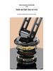360° Rotating All-Metal Phone Holder with Three-Axis Adjustment for Tablets and Phones