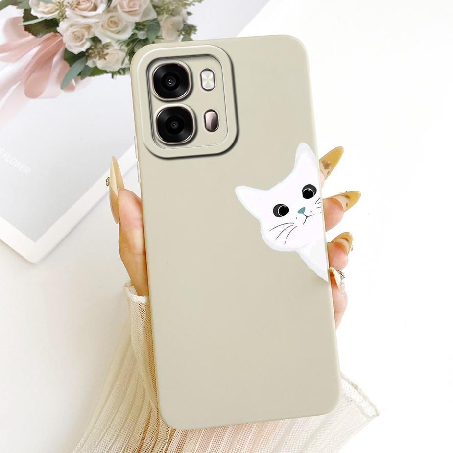 

Для Oppo A6s 4G Чохол CPH2815 Милий Кіт Качка Мультяшний Чохол М який Силіконовий Чохол Для Oppo A6s 5G CPH2789 A 6s OppoA6s Задня Кришка Сумки Oppo A6s 4G