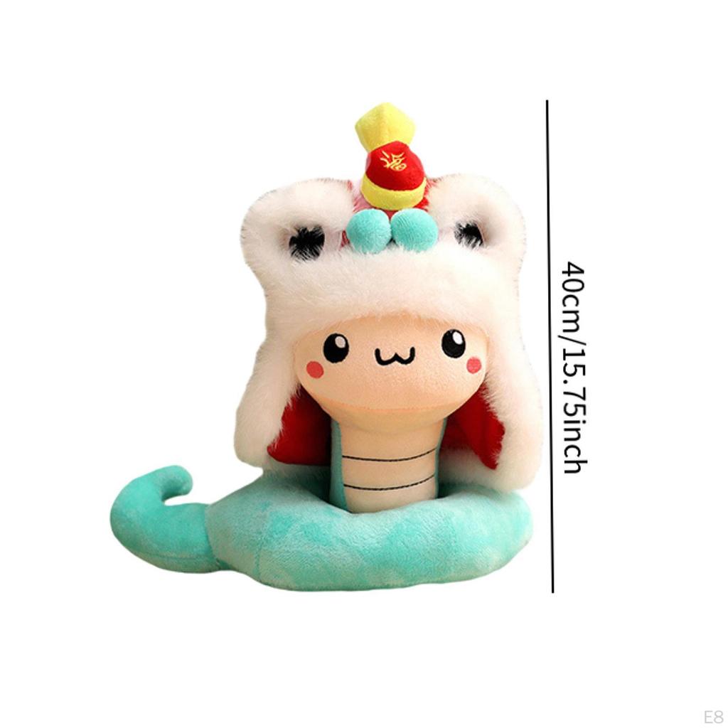 Chinesische Jahresfeier Plüschschlange Stofftier Spielzeug für Kinderzimmer-Accessoire