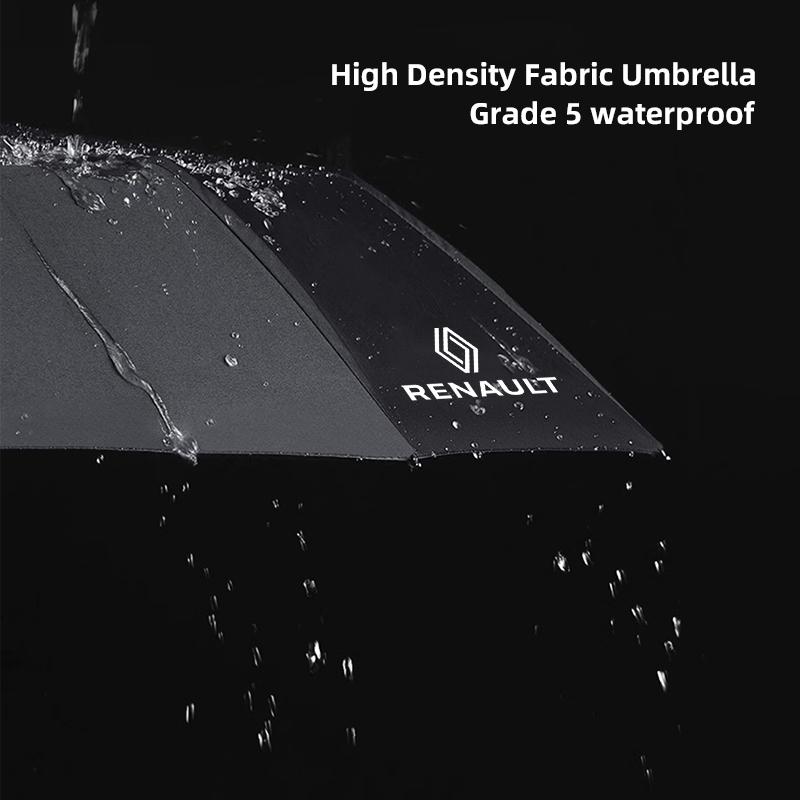 2026 Hot For Renault Hub Caps Car Automatic Folding Umbrella Portable Sunshade For Renault Clio Koleos Megane Espace QM6 Kadjar 