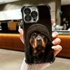 Rottweiler Dog Soft Phone Case For iPhone 15 16 17 Air 14 Pro Max 16E Plus 13 12 Mini Plating Anti-Fall Fundas