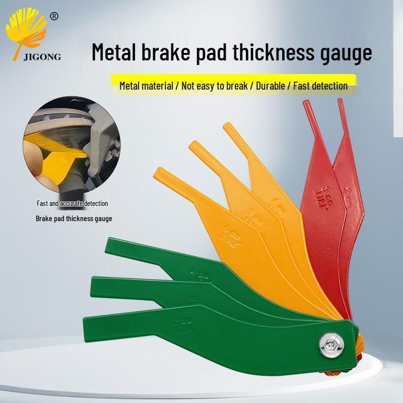 Car Brake Pad Thickness Gauge and Feeler Tester for Auto Maintenance