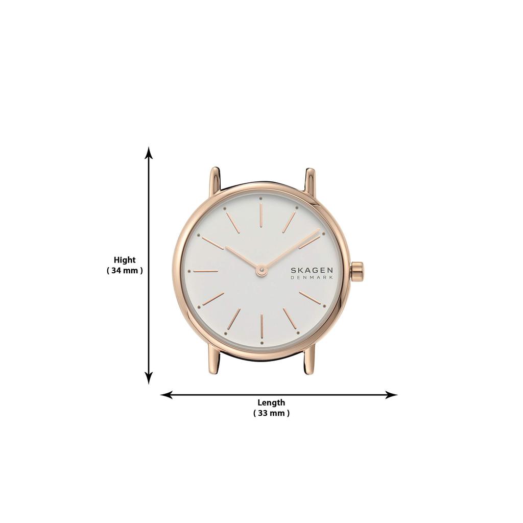 SIGNATUR LILLE Two-Hand Ocean Blue Leather Watch