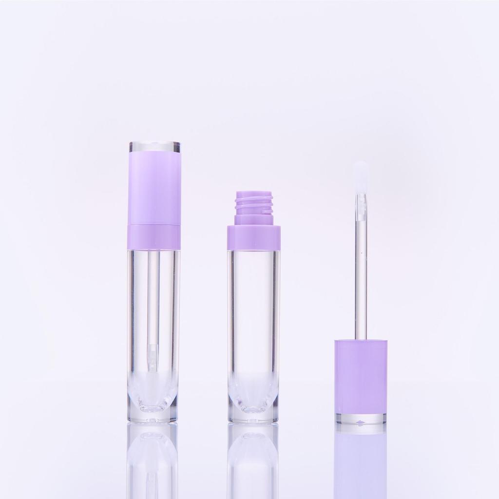 Tube rond transparent de 8 ml pour gloss à lèvres et rouge à lèvres