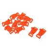 10er Pack Notpfeife Schnalle für Camping Paracord Armband,