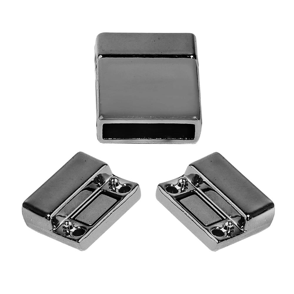 5-10pcs/lot High Quality Alloy Magnetic Buckles Flat Leather Rope Connectors Clasps For DIY Bracelet Necklace Making Accessories