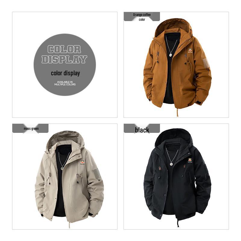 Paul Frank Men's Graphene Thickened Hooded Padded Jacket