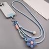 Carrying Mobile Phone Colorful Woven Lanyard Adjustable Bag Crossbody Rope Anti-loss Rope Wrist Strap Lanyard Outdoor Simple