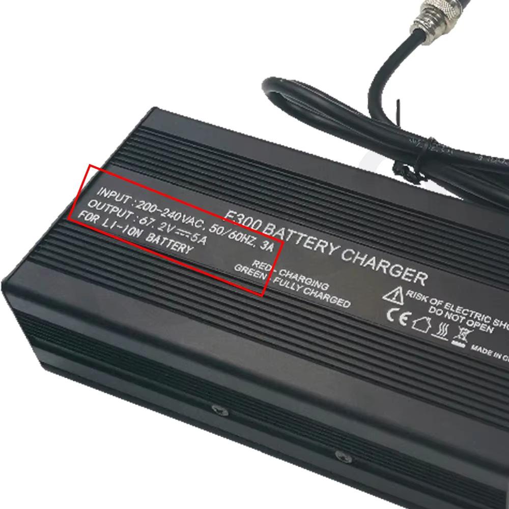Original 672V 5A Fast Charger 3-Pin Set, Compatible with Blade GT Blade 10s Fighter 11+