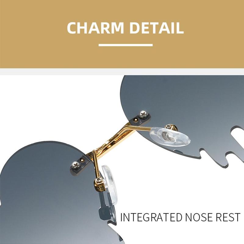 New Trend Personality Sunglasses Colorful Ocean Tears Sunglasses Sunglasses for Men and Women Halloween Christmas.