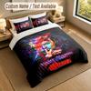 Bedding Set 1 Duvet Cover 2 Pillowcases David Bowie Print Soft Bed Linen Bedroom Decor