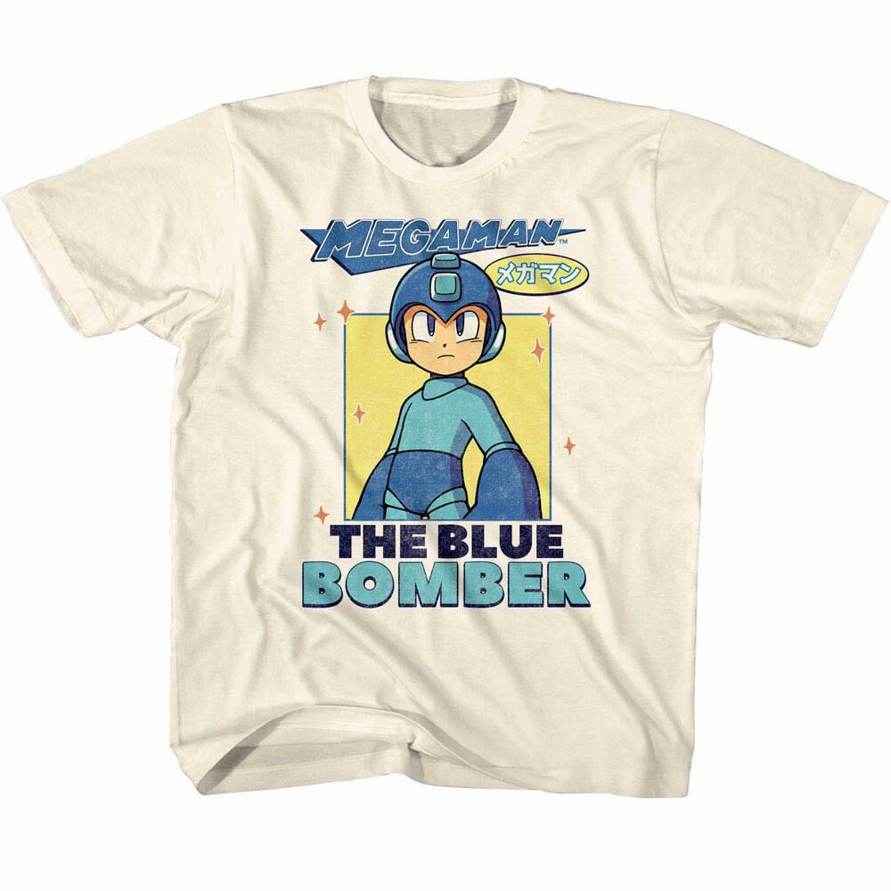 Megaman Japanese Blue Bomber Kids T Shirt S