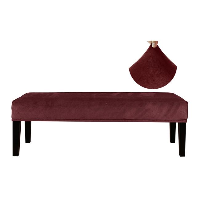 Stretch Potah jídelní lavice Pevný chránič sedadla Obdélníkový do obývacího pokoje pro stoličku ke klavíru