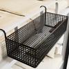 No-Drill Metal Storage Basket for Bedside & Desk