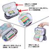 Japanese Brand Pencil Large Stylish Pencil Case for Elementary School Middle School and Working Easy To Simple Multifunctional Pen Large Storage