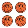 10pcs Wholesale Sports Theme Embroidered Patches On Clothes Jackets Cartoon Basketball Decoration Iron On Patches For Clothing 