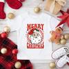 Just A Girl Who Loves Christmas Printed Kids Shirts Child Christmas Party T-shirt Top Xmas Vibes Outfit Child Short Sleeve Tee