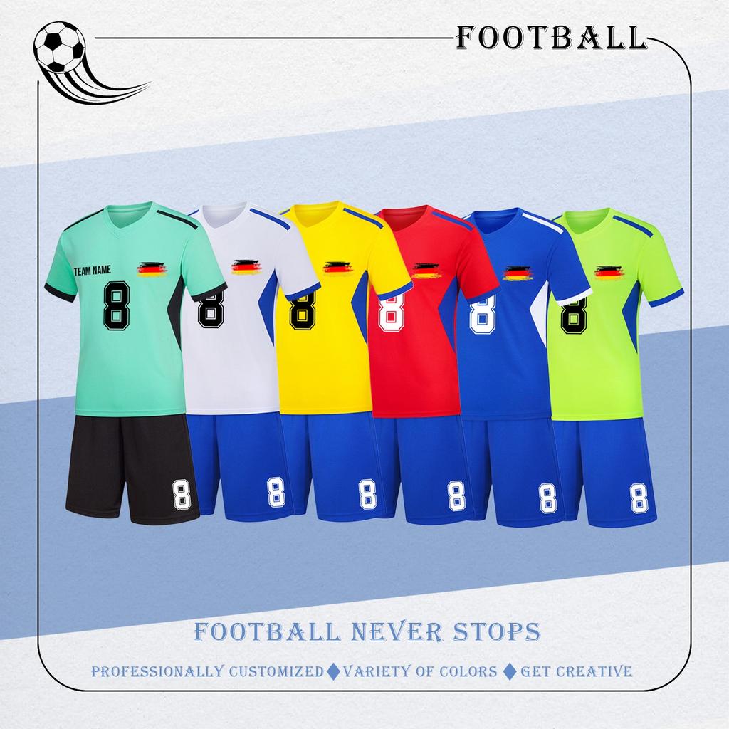 DIY Custom Adult And Children Three-piece Football Uniforms