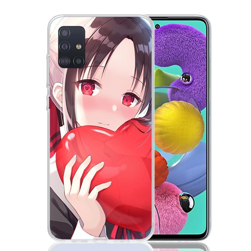 Kaguya Sama Shinomiya Phone Case For Samsung Galaxy A52 A32 A22 A12 A02S A50S A30S A51 A31 AA71 Note 20 Ultra 10 S10 Plus Galaxy