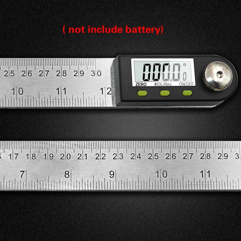 300mm 12inch Digital protractor Angle ruler 200mm 8inch angle Finder Meter Stainless Steel 360 degree goniometer inclinometer