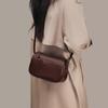 Bag New Women's Bag Spring and Summer Leather One Shoulder Crossbody Bag Versatile Premium Retro Commuter Small Square Bag