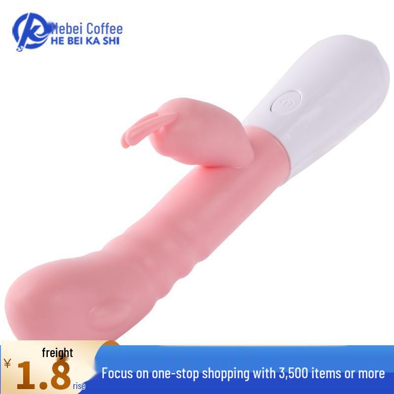 Miji Fun Vibrating Tongue & Licking Rabbit Wand with Heating & Variable Frequency