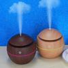 130ML Ultra Silent Wood Grain USB Air Humidifier Air Purifier for Indoor