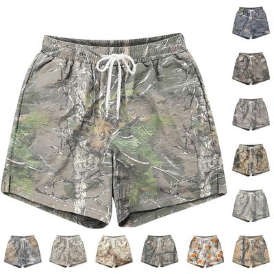 Men's Casual Athletic Camouflage Print Shorts
