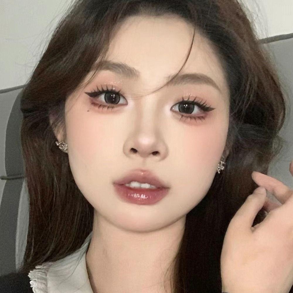 With Jelly Glue Strips Sunflower False Eyelashes Glue Free 3D False Eyelashes Manga Lashes  Girl