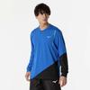 Mizuno Tennis Light Easy To Move Blue X Black Sweatshirt, 62MCB511, Moisture-Wicking, Quick-Drying, In,