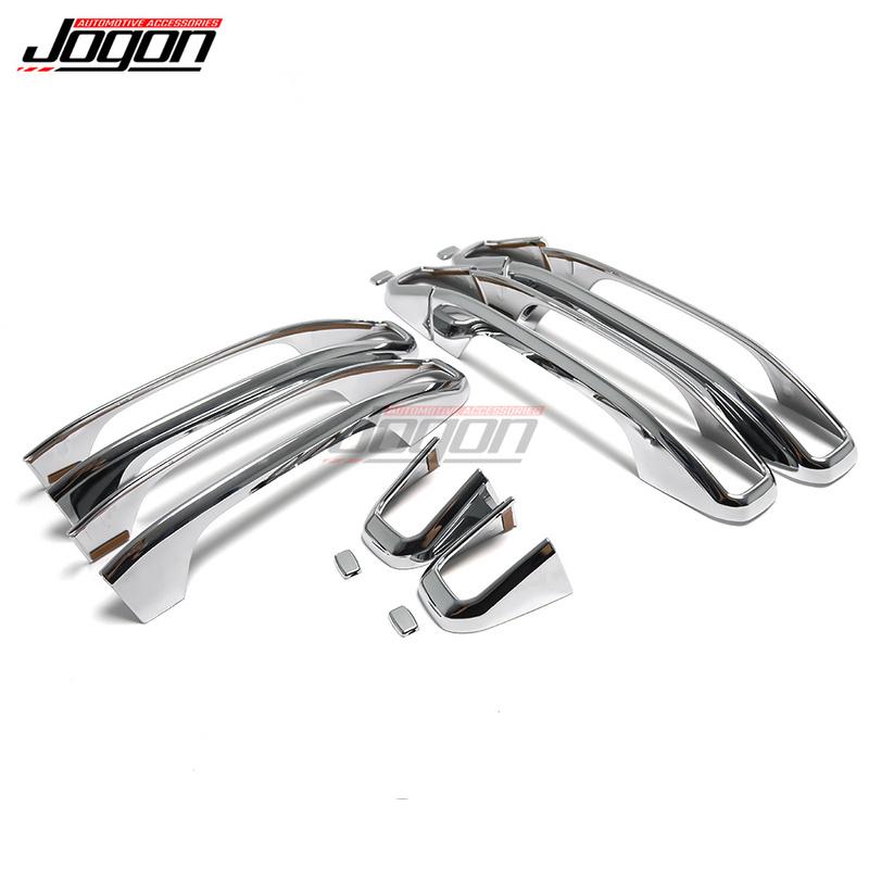 For Chevrolet Chevy Suburban Tahoe For GMC YUKON XL For Cadillac Escalade Chrome Car Door Handle Cover Trim Car Handle Frame