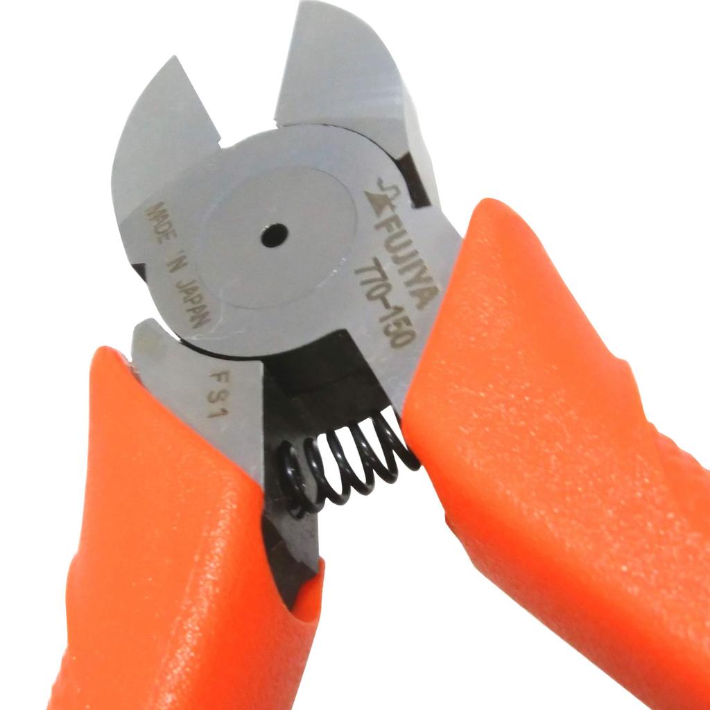 Fujiya Electrician Master Heavy-Duty Nippers (Round Blade), 150mm, 770-150